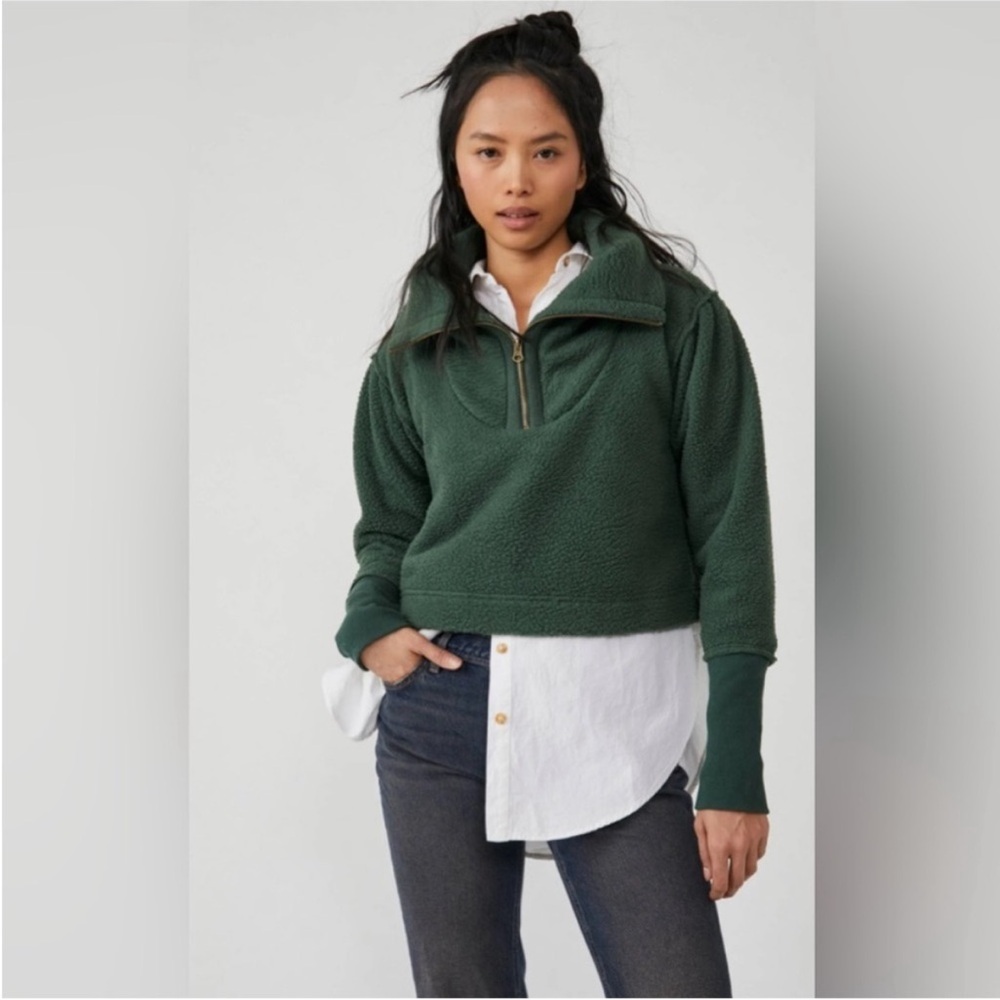 Free People Poppy Half Zip-Up